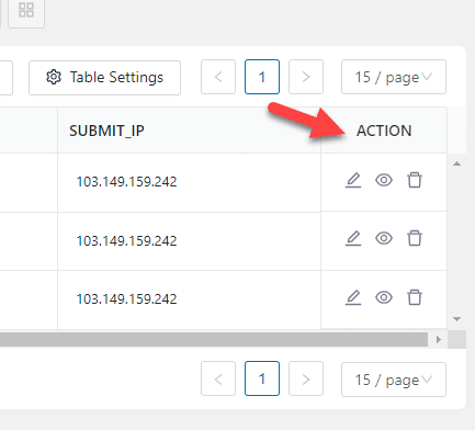 actions - contact form 7 save to database