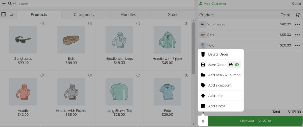 WooCommerce Point of Sale in operations