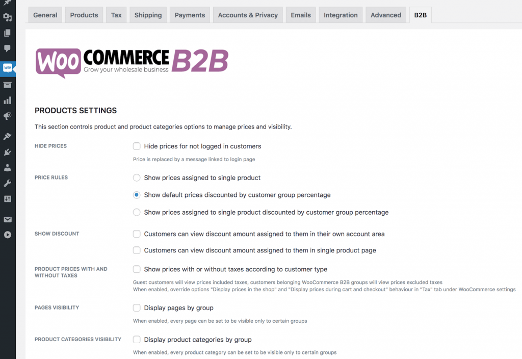 WooCommerce B2B