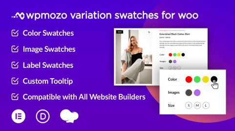 WPMozo Variation Swatches for Woo