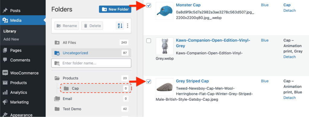 add-existing-files-to-wordpress-folders