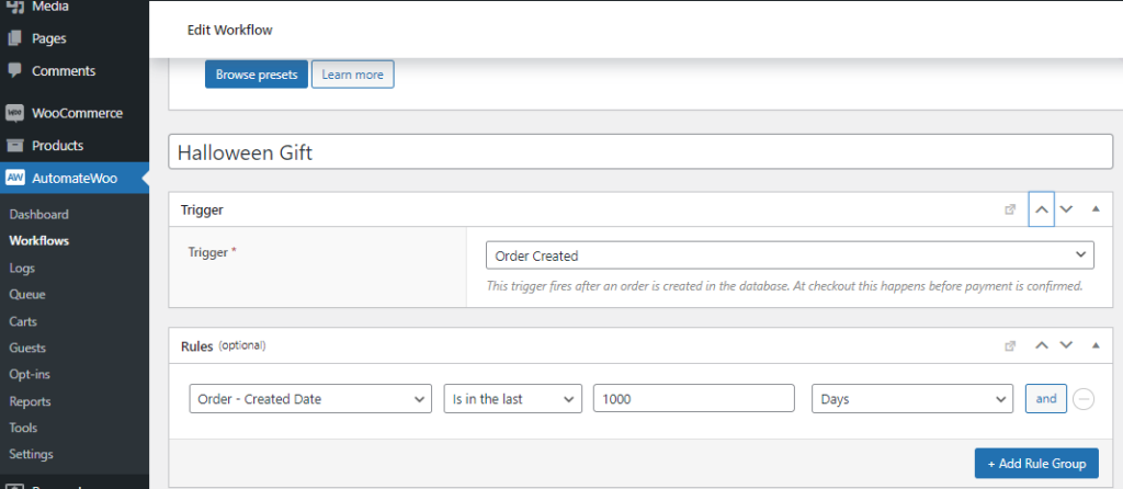 set-up-the-email-automatically-sent-to-customers-who-created-any-order-with-us-in-the-last-one-thousand-days-with-automatewoo