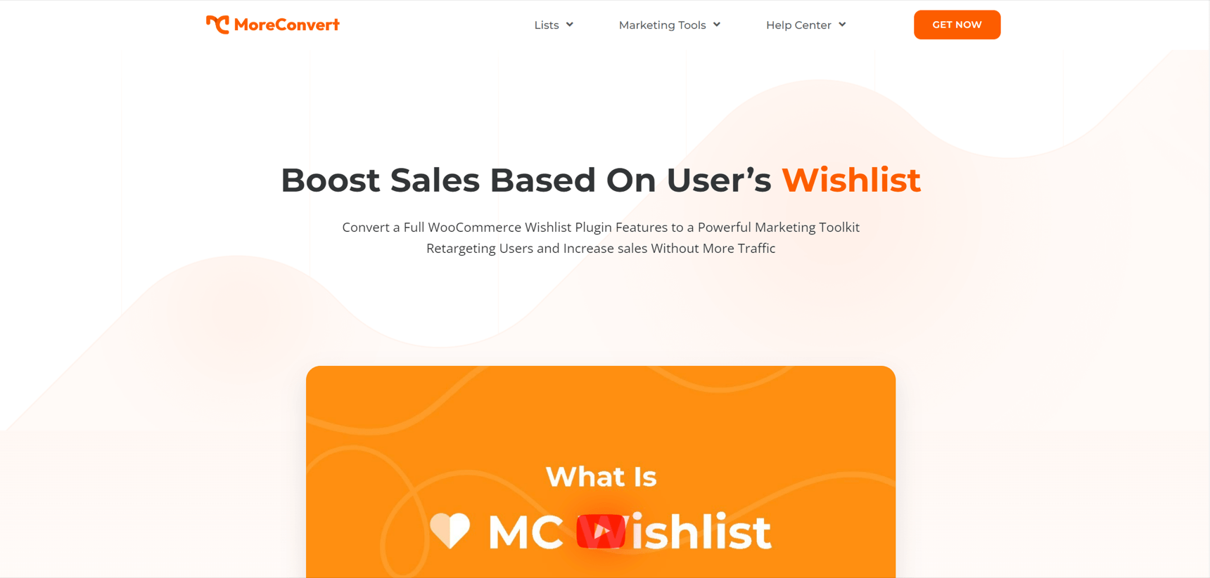 MoreConvert wishlist for WooCommerce