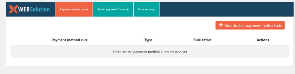 settings panel - WooCommerce partial COD