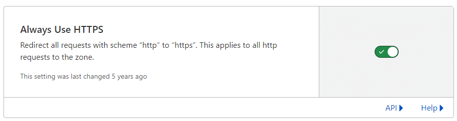 always use https