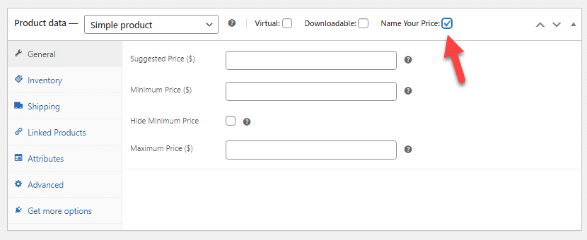 name your price option - woocommerce custom price based on user input