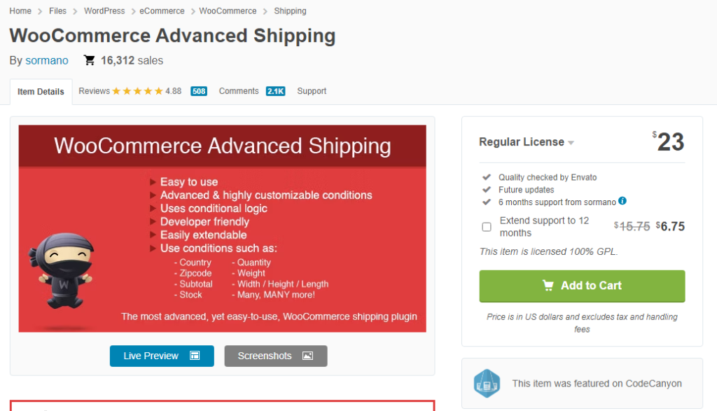 WooCommerce Advanced Shipping