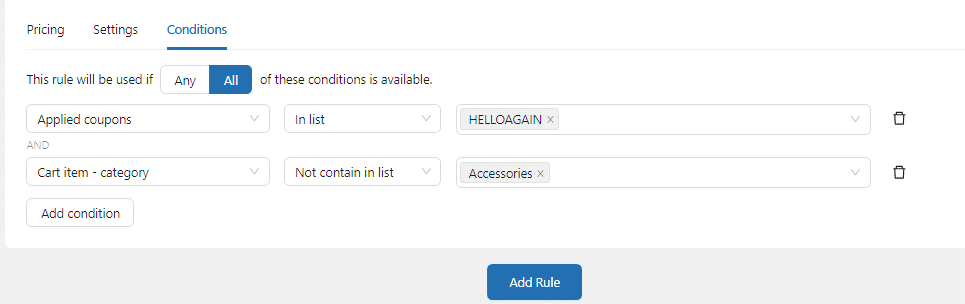 exclude category - woocommerce coupon restrictions