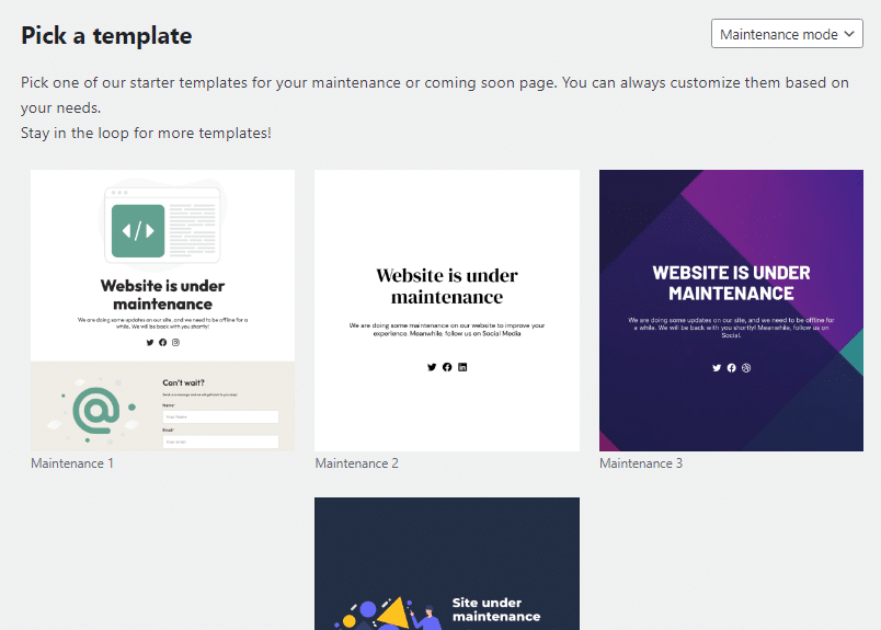 all templates - Close Your WooCommerce Store Temporarily