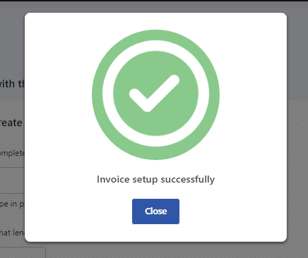 invoice setup successfully - Create an E-Invoice/E-Rechnung in WooCommerce